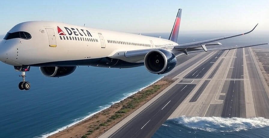 Delta Flight DL275 diverted to LAX Airbus A350 plane